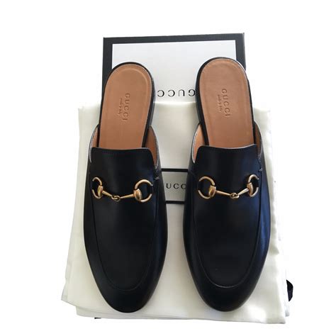 gucci princetown leather slipper fake|gucci princetown leather flat mules.